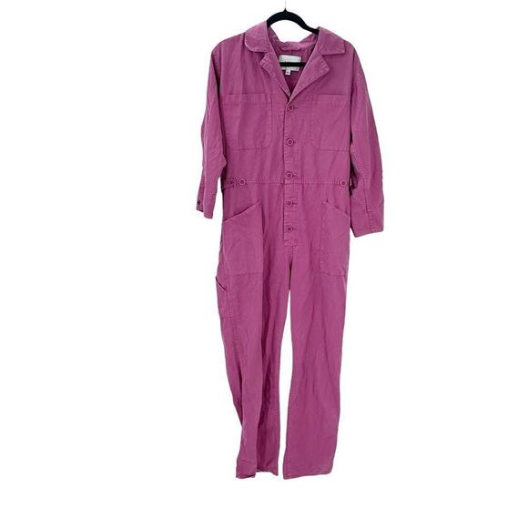 Pistola Tanner Long Sleeve Field Jumpsuit One Piece Levander Size L NWOT - Picture 8 of 11